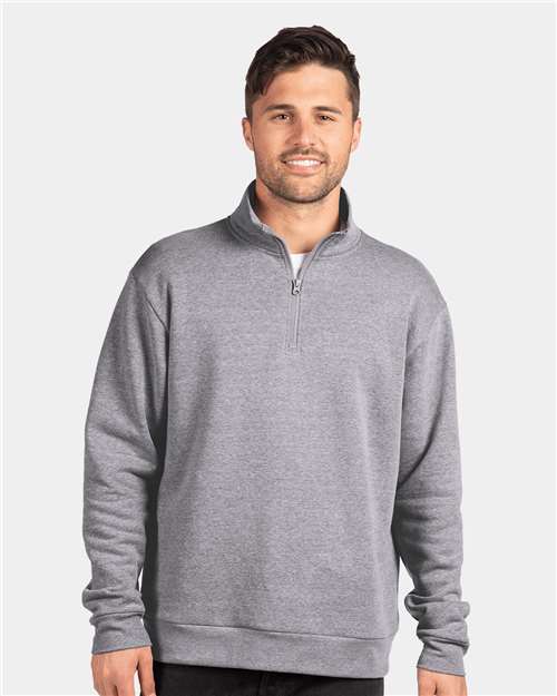 Unisex Fleece Quarter-Zip Pullover