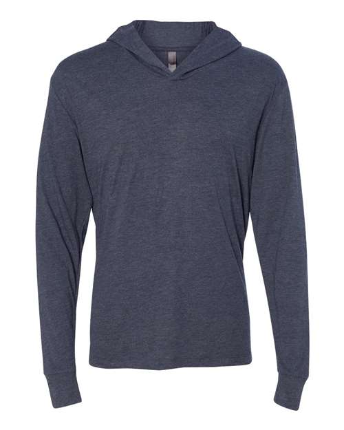 Unisex Triblend Hooded Long Sleeve Pullover T-Shirt