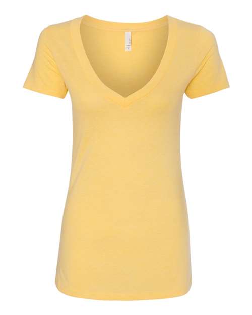 Women’s CVC Deep V-Neck T-Shirt