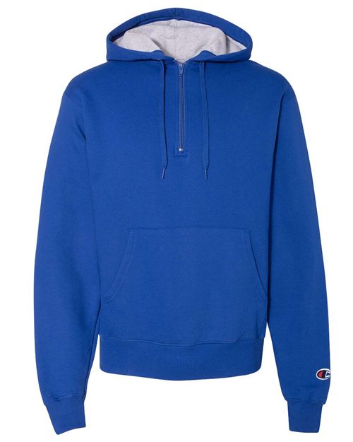 Unisex Cotton Max Hooded Quarter-Zip Sweatshirt