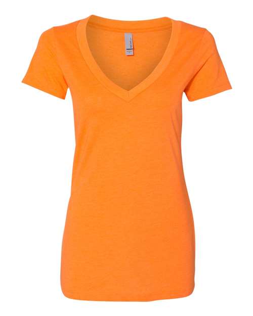 Women’s CVC Deep V-Neck T-Shirt