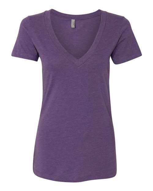 Women’s CVC Deep V-Neck T-Shirt