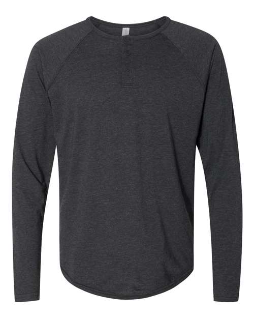 Men's Triblend Henley T-Shirt
