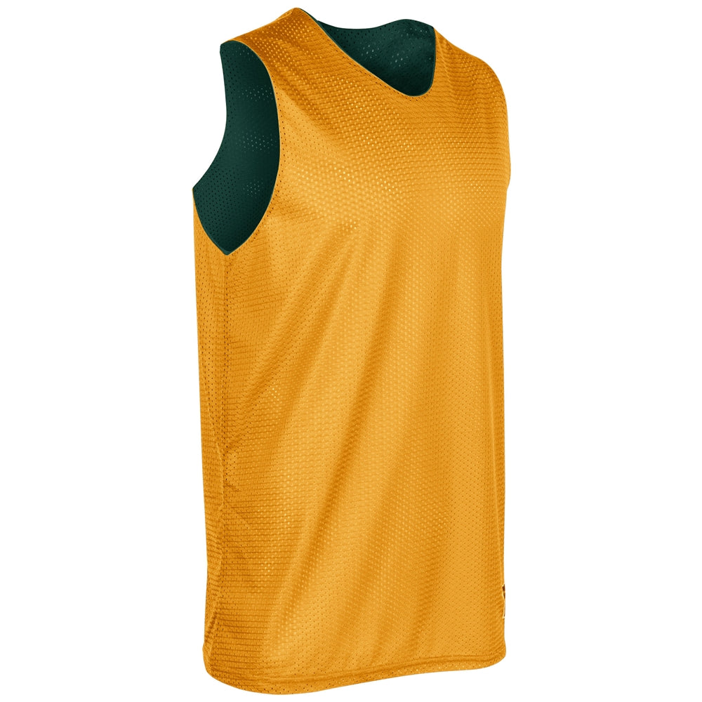 Polyester Reversible Basketball Jersey - Adult - FORESTGREENGOLD