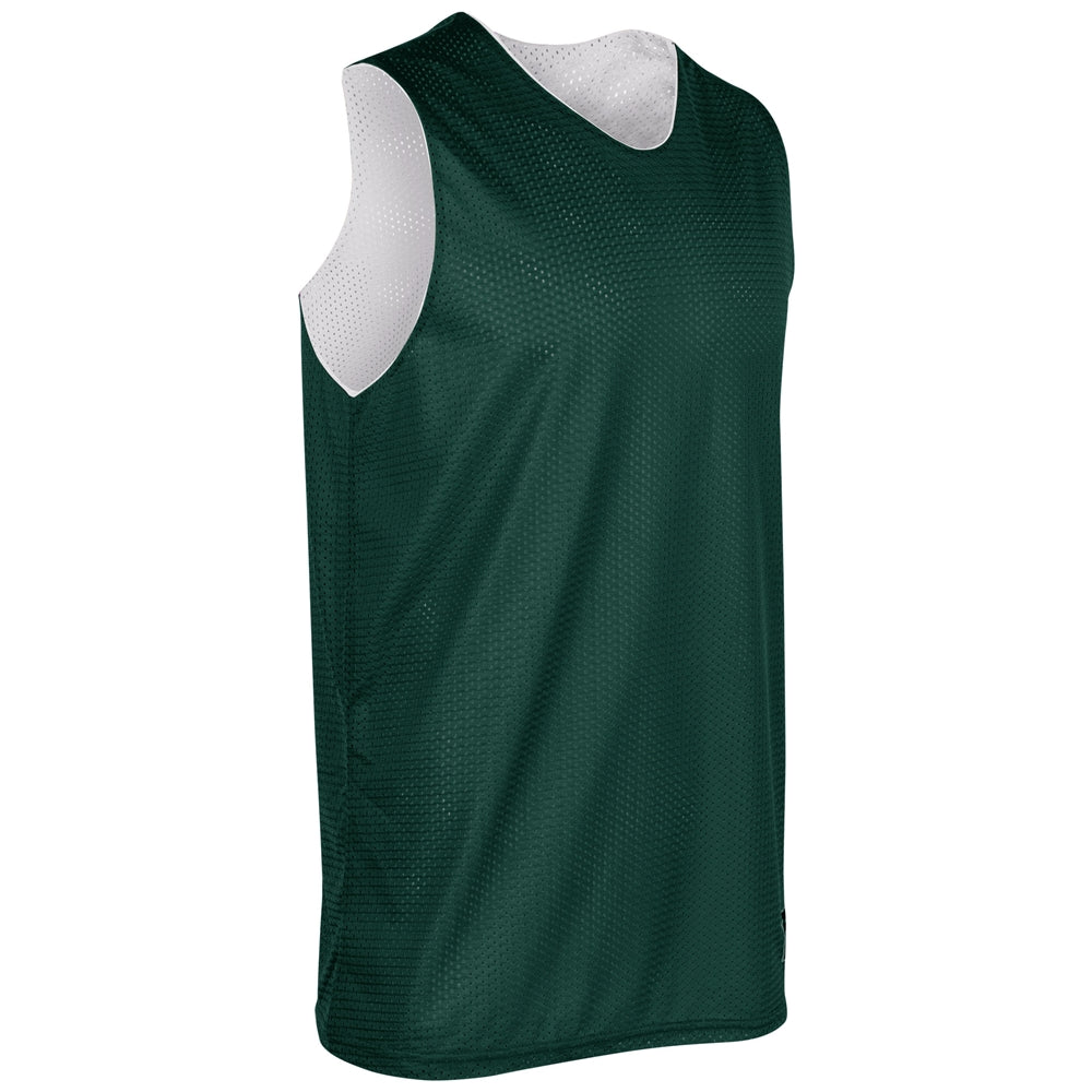 Polyester Reversible Basketball Jersey - Adult - FORESTGREENWHITE