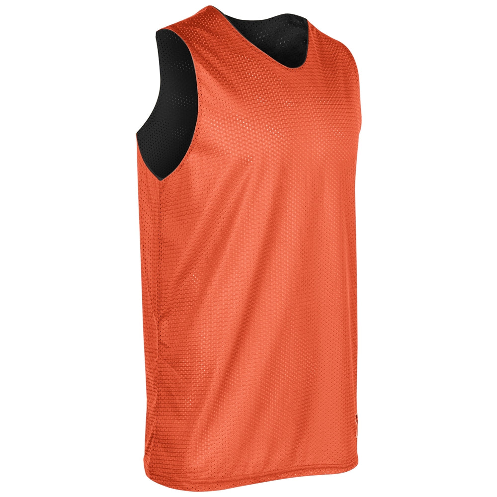 Polyester Reversible Basketball Jersey - Adult - ORANGEBLACK