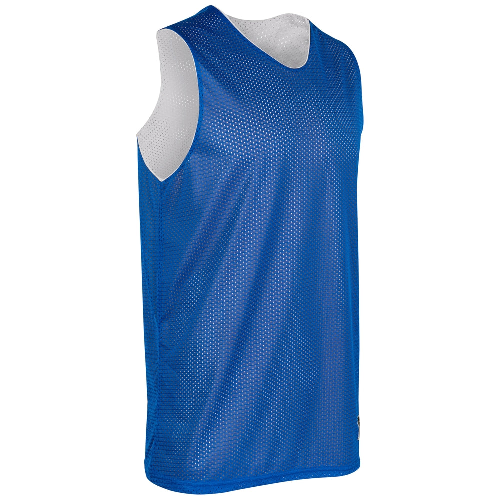 Polyester Reversible Basketball Jersey - Adult - ROYALWHITE