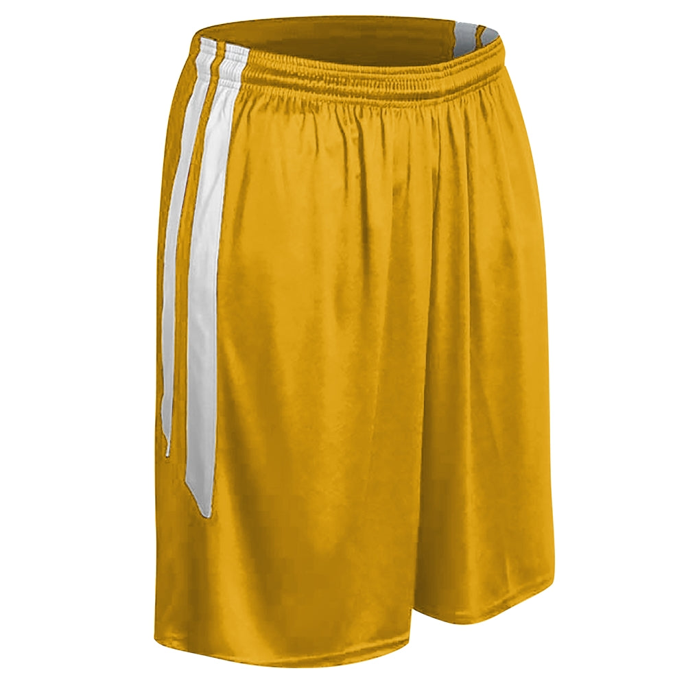 DRI-GEAR® Muscle Basketball Short - GOLDWHITE