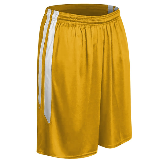 DRI-GEAR® Muscle Basketball Short - GOLDWHITE