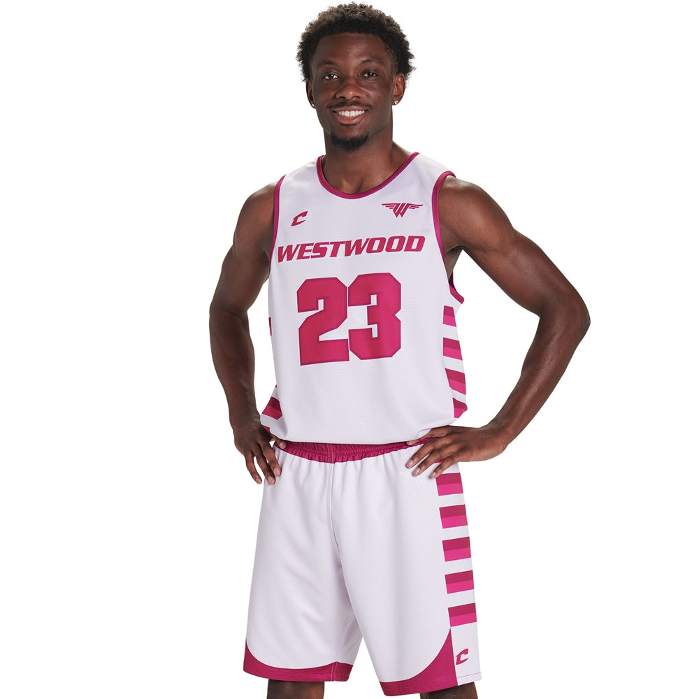 JUICE Fitted Single-Ply Reversible Basketball Jersey