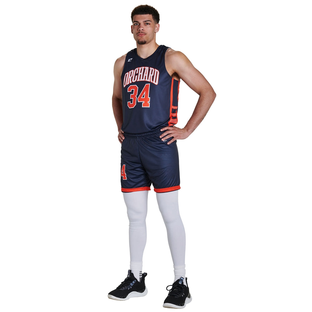 JUICE Double Ply Reversible Basketball 7\" Short