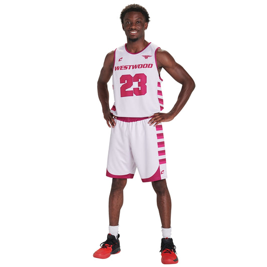 JUICE Single-Ply Reversible Basketball 9\" Short