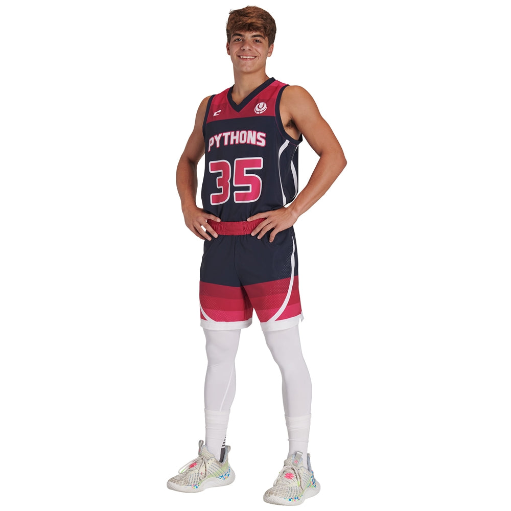 JUICE Stretch Woven Basketball 7\" Short