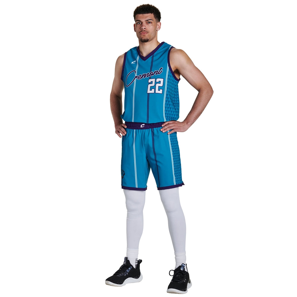 JUICE Stretch Woven Basketball 9\" Short