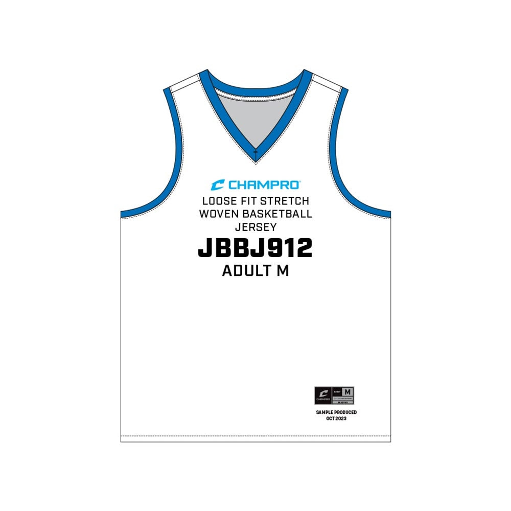 SIZE KIT Juice Loose Fit Stretch Woven Basketball Jersey