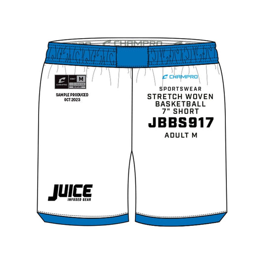 SIZE KIT Juice Stretch Woven Basketball 7\" Short