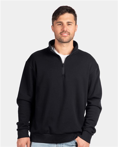 Unisex Fleece Quarter-Zip Pullover