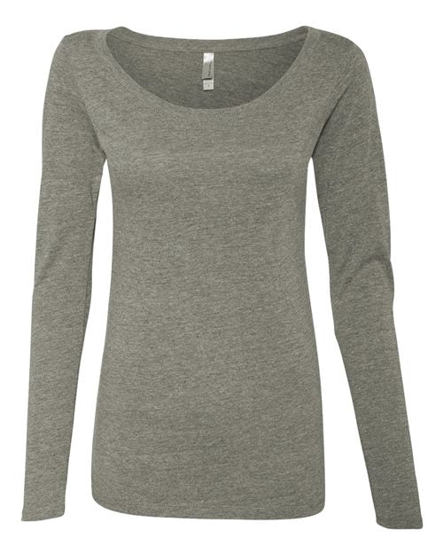 Women’s Triblend Scoop Neck Long Sleeve T-Shirt