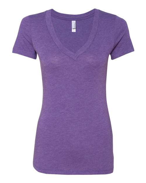 Women’s Triblend Deep V-Neck T-Shirt