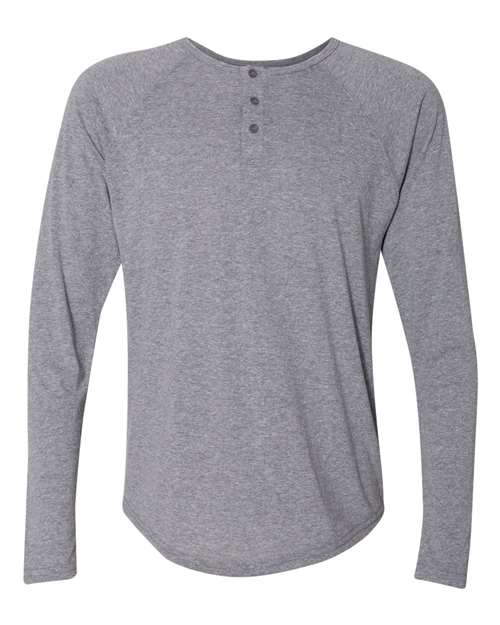 Men's Triblend Henley T-Shirt