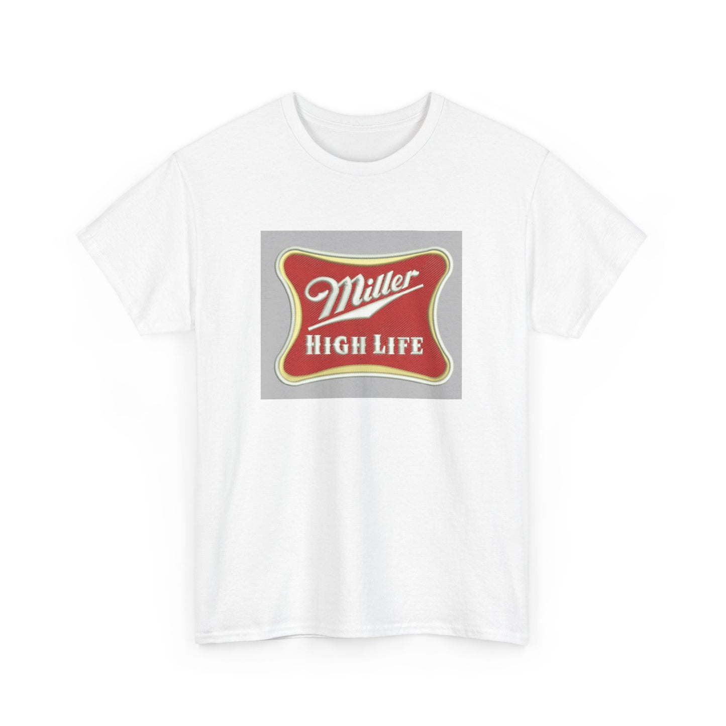 Vintage Miller High Life Unisex Cotton Tee - Classic Beer Logo Shirt