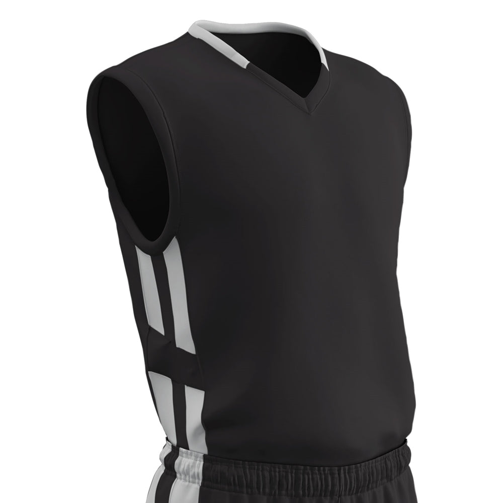 Muscle DRI-GEAR® Basketball Jersey - BLACKWHITE