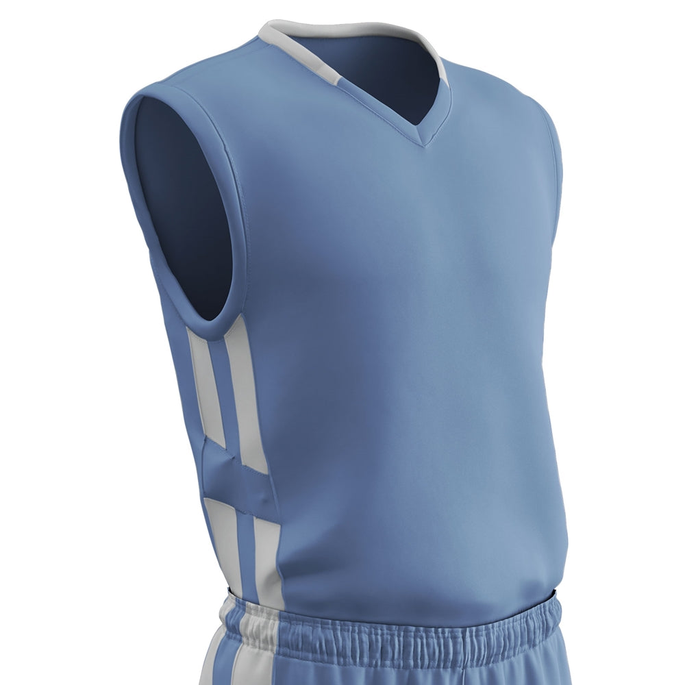 Muscle DRI-GEAR® Basketball Jersey - LIGHTBLUEWHITE