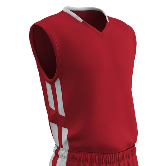 Muscle DRI-GEAR® Basketball Jersey - SCARLETWHITE