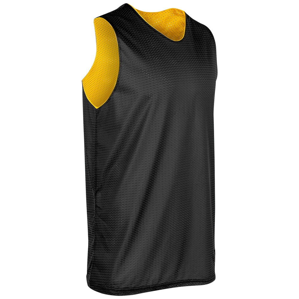 Polyester Reversible Basketball Jersey - Adult - BLACKGOLD