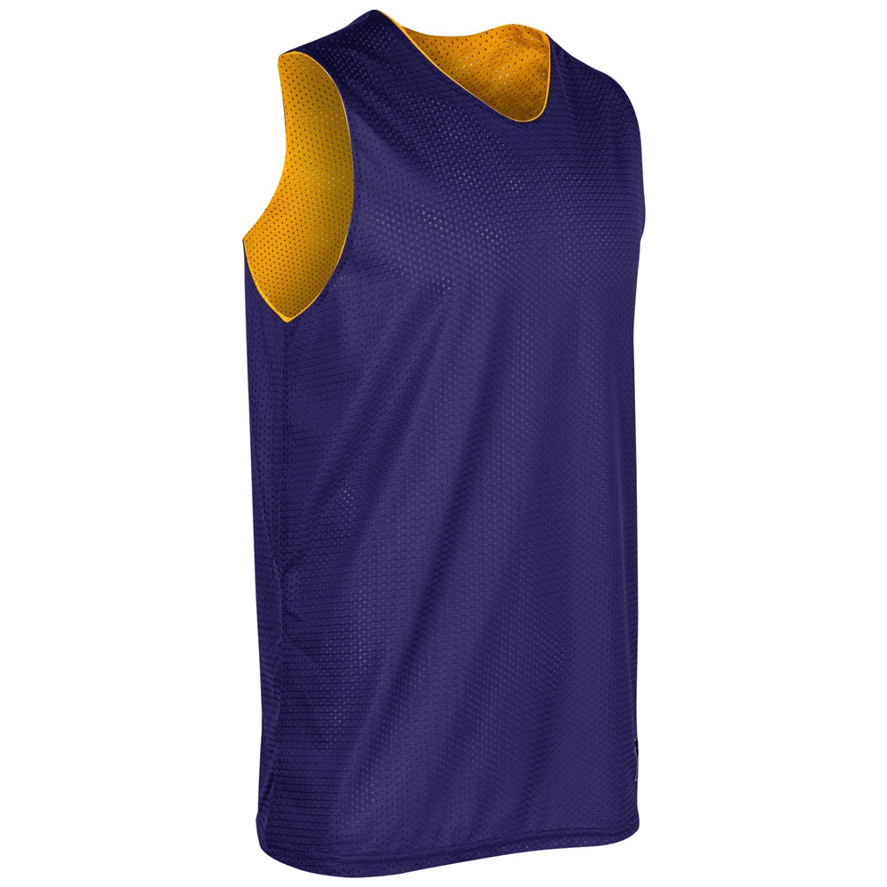 Polyester Reversible Basketball Jersey - Adult - PURPLEGOLD