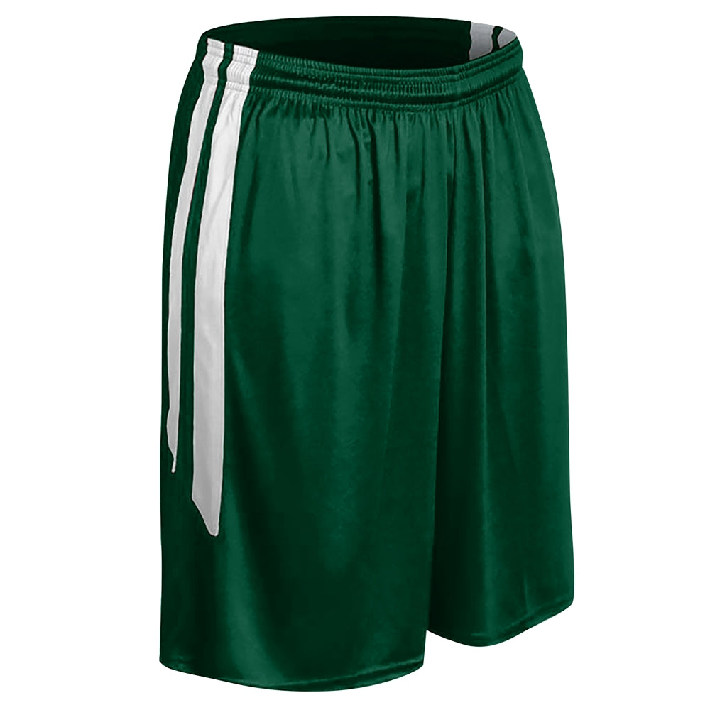 DRI-GEAR® Muscle Basketball Short - FORESTGREENWHITE