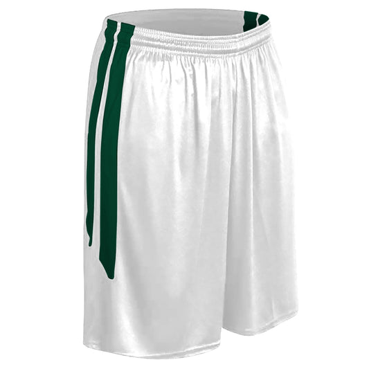 DRI-GEAR® Muscle Basketball Short - WHITEFORESTGREEN