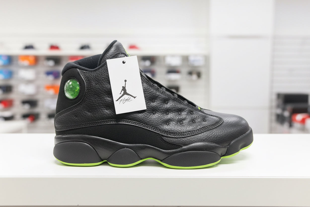 Nike AJ1 Mid SE 2 Black/Lime