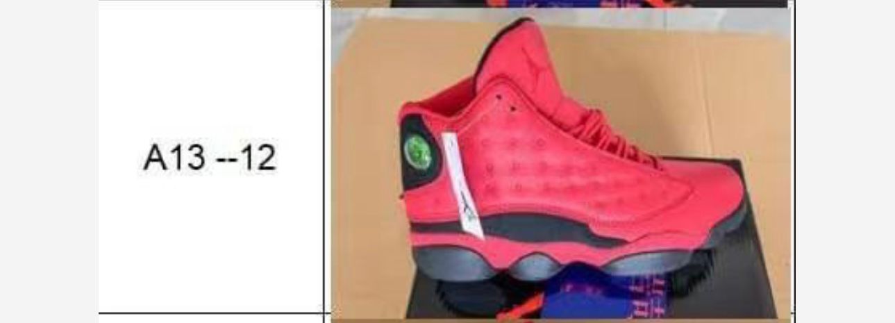 Nike AJ 13  08 Red/Red/Black Soles
