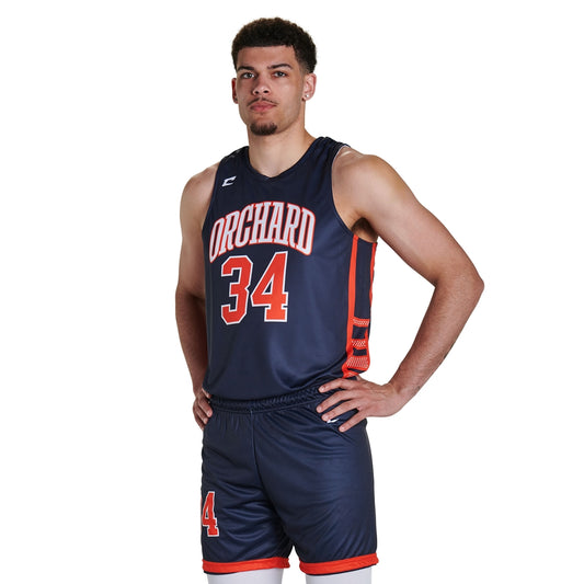 JUICE Fitted Double Ply Reversible Basketball Jersey