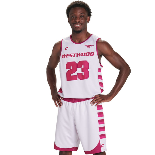 JUICE Fitted Single-Ply Reversible Basketball Jersey