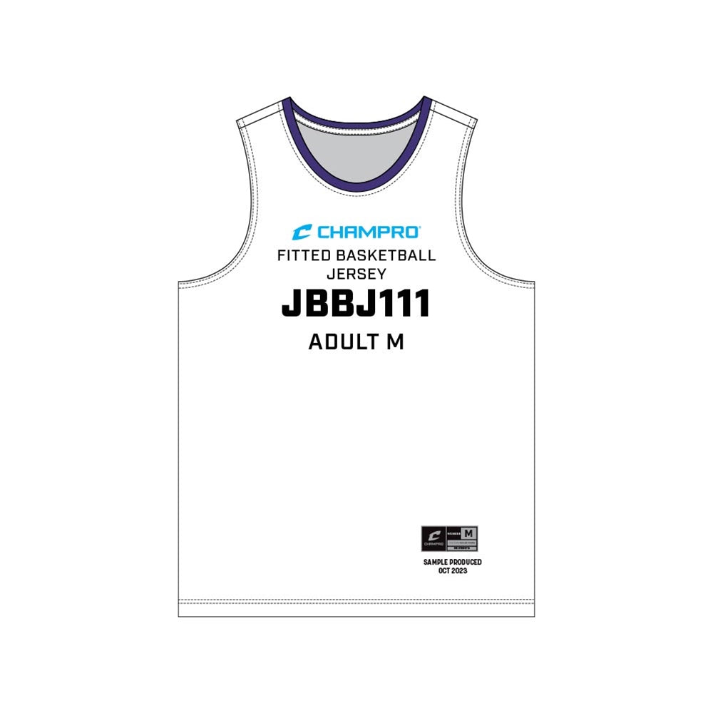 SIZE KIT Juice Fitted Basketball Jersey