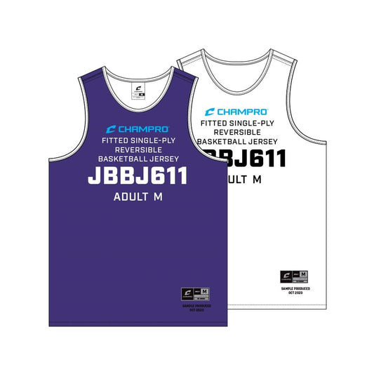 SIZE KIT Juice Fitted Single-Ply Reversible Basketball Jersey