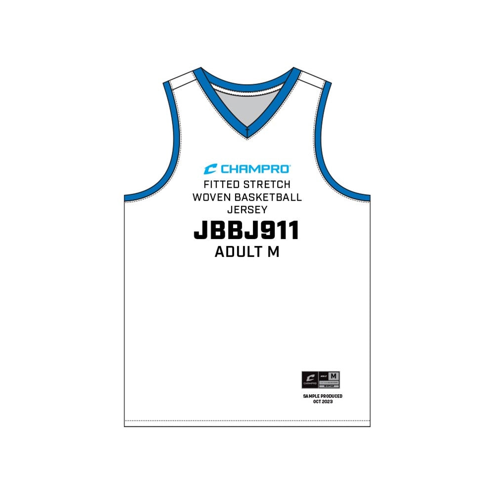 SIZE KIT Juice Fitted Stretch Woven Basketball Jersey