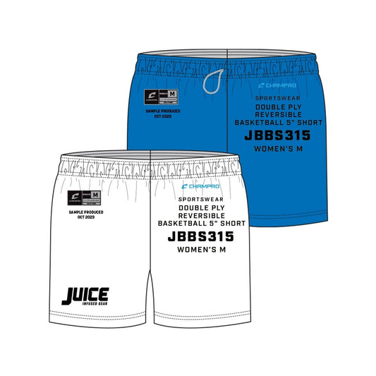 SIZE KIT Juice Double Ply Reversible Basketball 5\" Short