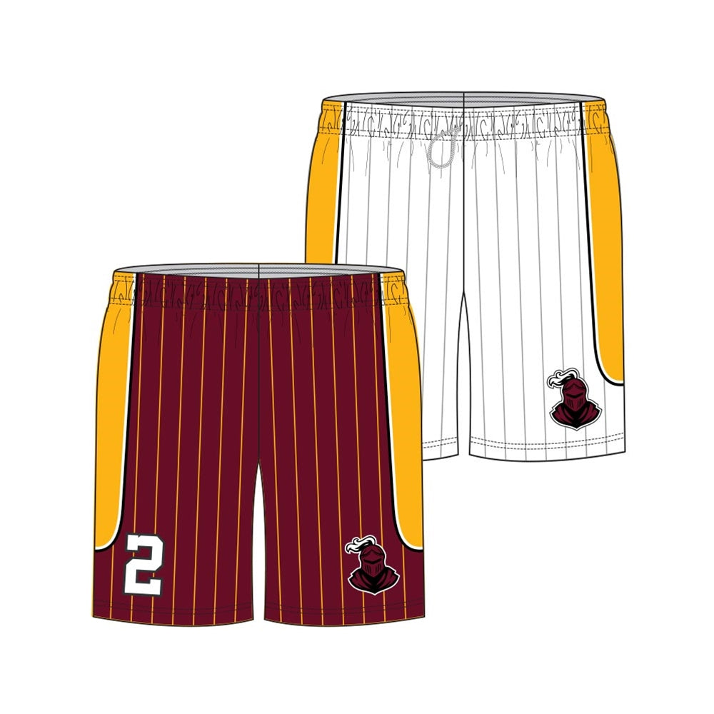 SAMPLE Juice Double Ply Reversible Basketball 9\" Short