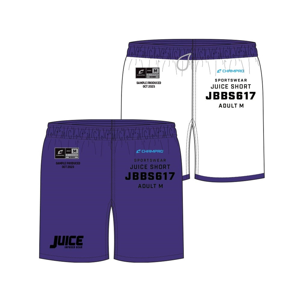 SIZE KIT Juice Single-Ply Reversible Basketball 7\" Short